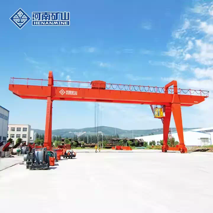 A typed Double Girder Hook Gantry Crane