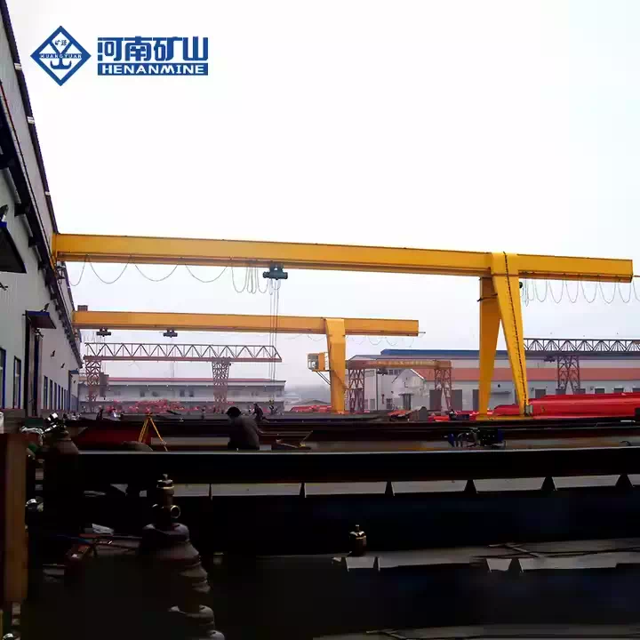 Single Girder Hoist Semi Gantry Crane